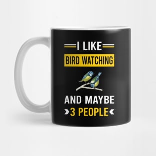 3 People Bird Watching Birds Birdwatching Birdwatcher Ornithology Birding Mug